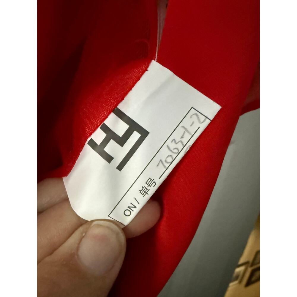 Long Red Dress Bridgerton Inspired Size 12 NWT - Picture 6 of 8